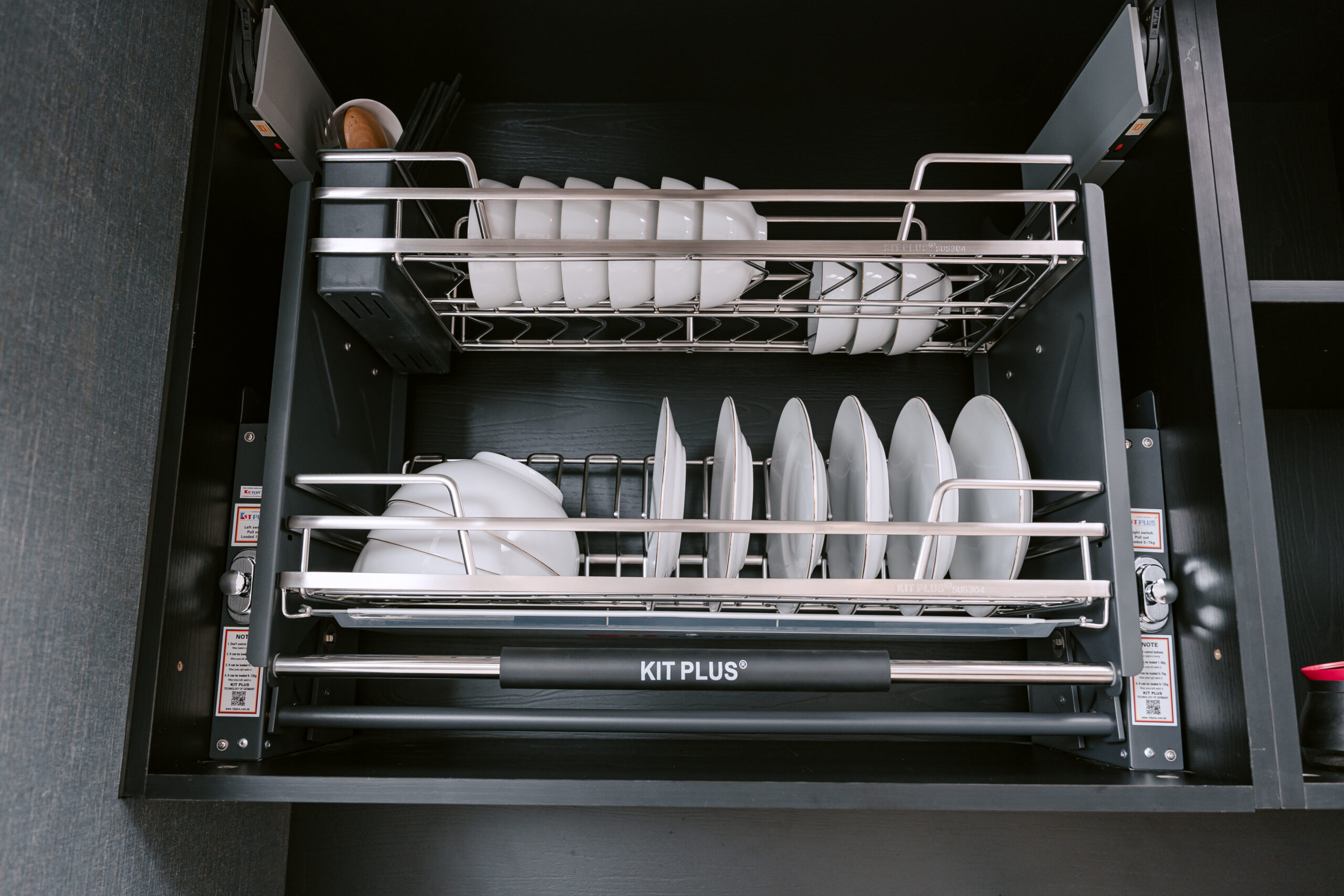 KIT-8 Kệ bát nâng hạ OVAL DPOS70 - Ảnh 1