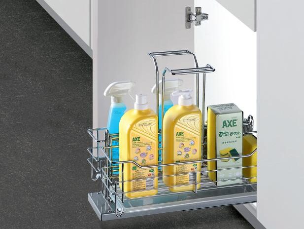 Kệ Để Chai Lọ Chất Tẩy Rửa Inox Nan DIO35