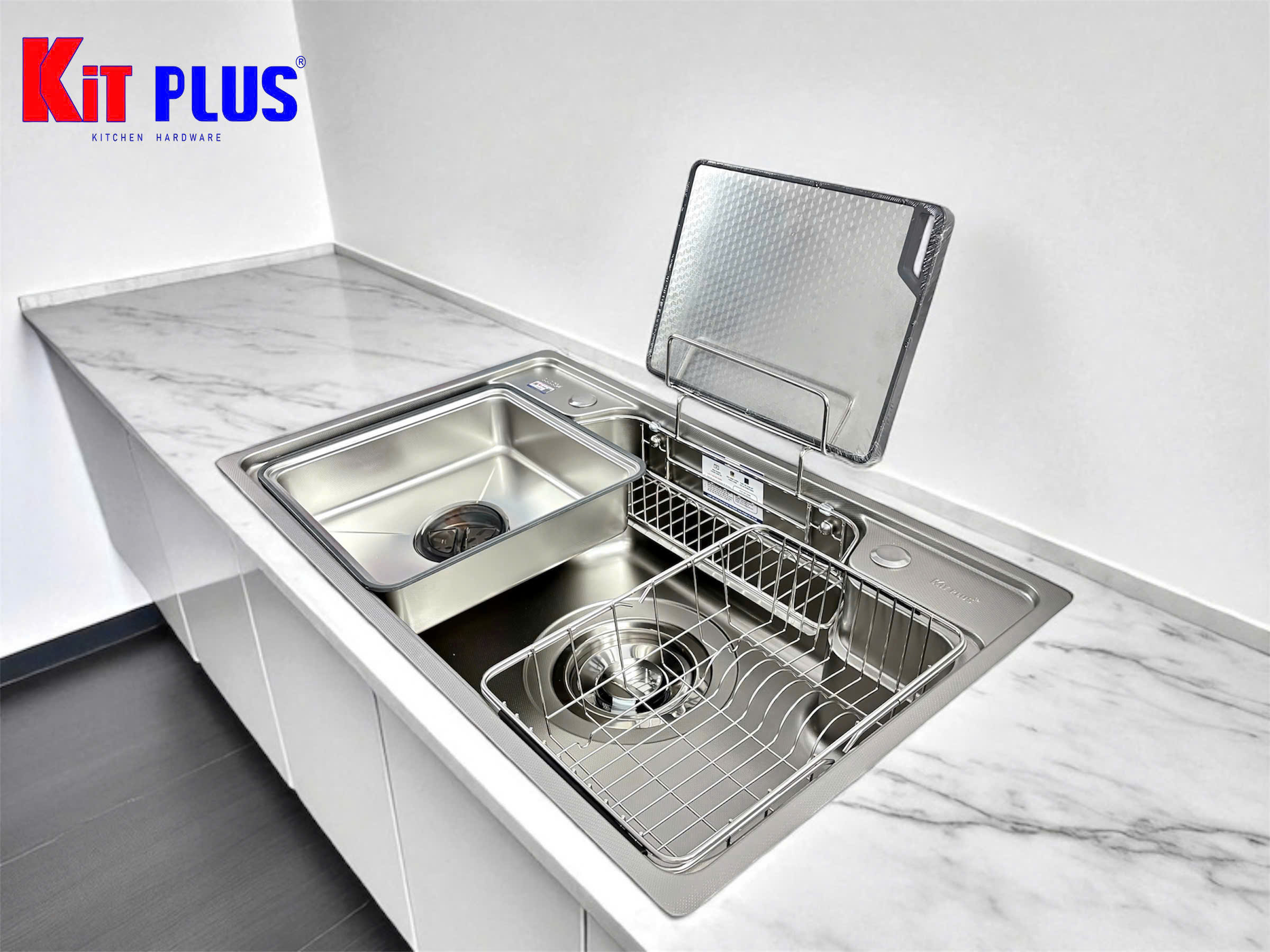 8048-3 Chậu Rửa Bát 1 Hố Kiểu Nhật - KJS8048 - Ảnh 1