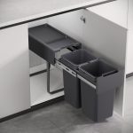 Thùng Rác 2 Ngăn - Ray Giảm Chấn (ray Bắt Đáy Tủ) - Ảnh 5