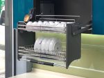 Kệ Bát Đĩa Nâng Hạ Inox 304