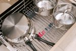 Kệ Xoong Nồi Nan Dẹt - Sàn Đáy Oval Inox 304