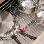 Kệ Xoong Nồi Nan Dẹt - Sàn Đáy Oval Inox 304