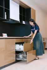 Kệ Xoong Nồi, Bát Đĩa Đa Năng Nan Dẹt - Sàn Đáy Oval Inox 304 - Ảnh 9