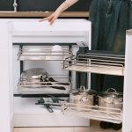 Kệ Góc Liên Hoàn Mở Trái (left)/mở Phải (right) Inox 304