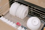 Kệ Xoong Nồi, Bát Đĩa Đa Năng Nan Dẹt Inox 304 - Ảnh 2