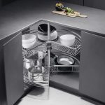 Kệ Góc Xoay 180 / 270 / 360 Độ Nan Dẹt - Inox 304