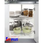 Kệ Góc Xoay 180 / 270 / 360 Độ Nan Dẹt - Inox 304 - Ảnh 6