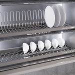 Kệ bát đĩa cố định inox 304 nan Oval