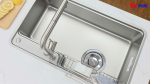 Chậu rửa bát 1 hố kiểu Nhật (Bát rác lệch) Luxury KJS8048LX - Ảnh 10