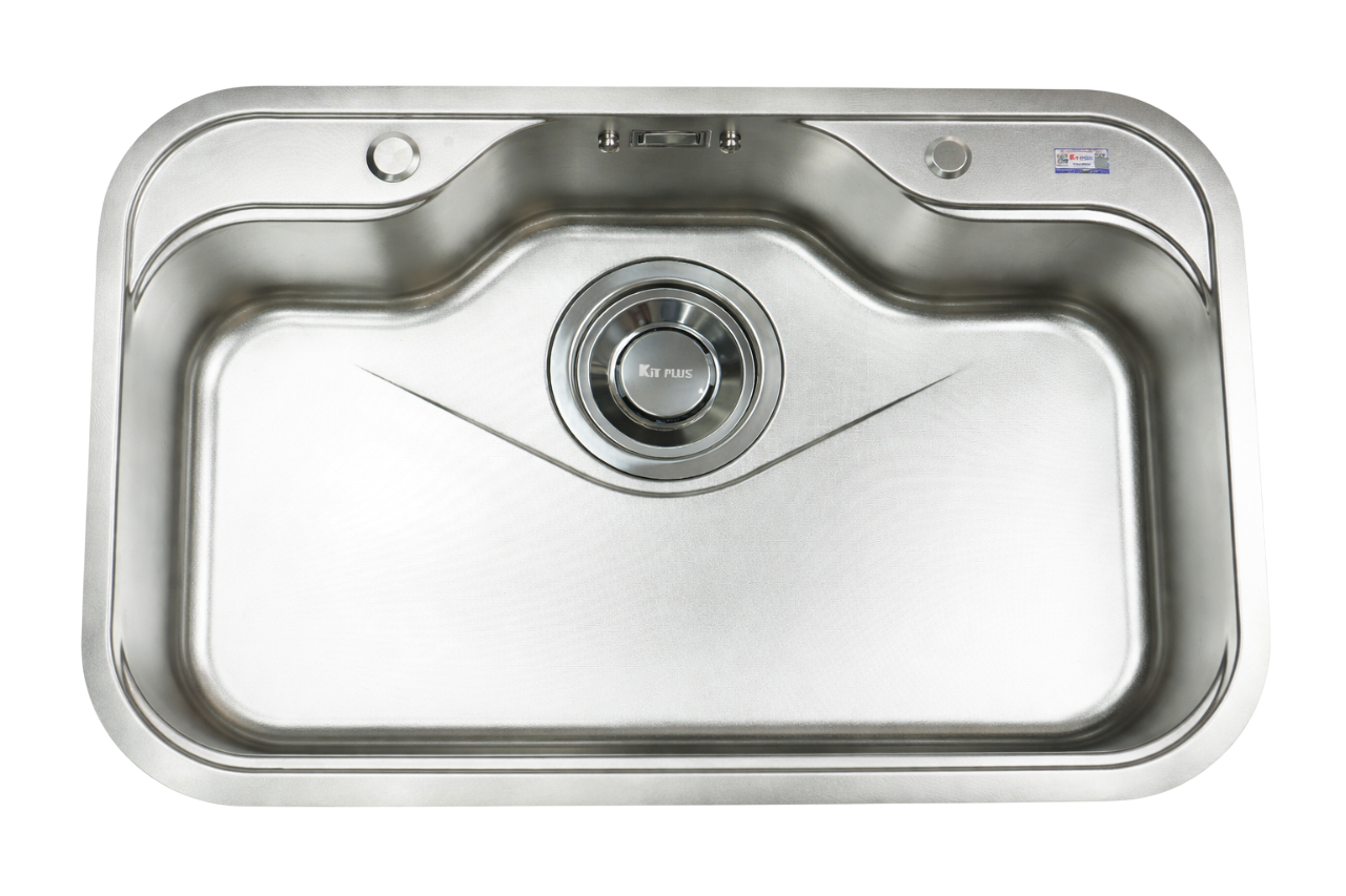 8050 - Ảnh nhỏ (tách nền) Chậu rửa bát 1 hố kiểu Nhật Luxury KJS8050LX - Ảnh 1
