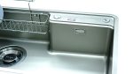 Chậu rửa bát 1 hố kiểu Nhật (Bát rác lệch) Luxury KJS8048LX - Ảnh 7