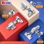 Bản lề giảm chấn inox 304 cao cấp KIT PLUS (Series KO10)