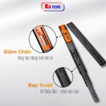 Ray bi 3 tầng giảm chấn cao cấp KIT PLUS - Ảnh 2