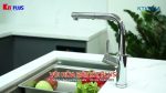 Vòi Rửa Bát Nóng - Lạnh Dây Rút Inox 304 Cao Cấp - KTV061A/B